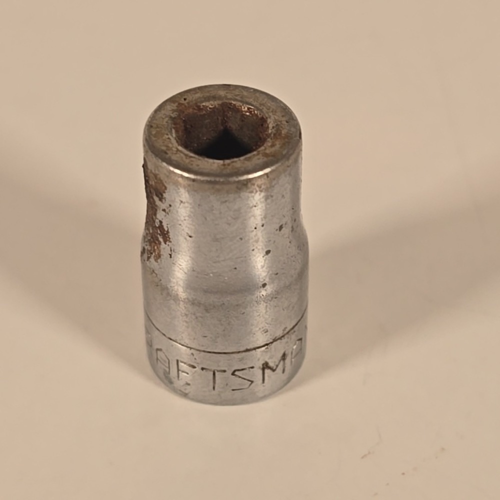 Vintage Craftsman 1/4" Drive 1/4" 6 Point Shallow Socket SAE =V=USA